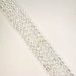 Clear Quartz Crystal Strand 15.5 inches 6mm faceted round bead - Beadsy Beads