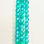 Coloured Selenite Crystal Gemstone Beads Round - 8mm | 15.5in Strand (choose colour) - Beadsy Beads
