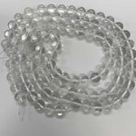 Crystal Clear Quartz Strand 15 inches 12mm round bead - Beadsy Beads