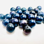 Cultured Freshwater Pearls Round Beads 8mm | Elegance and Purity in Night Blue - Beadsy Beads