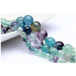 Rainbow Fluorite Loose Gemstone Beads 8mm 20pcs