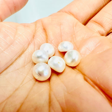 Freshwater Pearl Offset Drill 7mm | 6pcs - Beadsy Beads