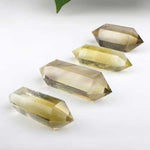 Genuine Citrine Gemstone Crystal Double Points / Generators 4 - 6 cm - Beadsy Beads