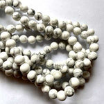 GENUINE Howlite Crystal Beads Round 10mm - 20pcs - Beadsy Beads