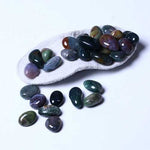 Genuine Moss Agate Gemstone Crystal Tumble 3 - 4cm - 2 pcs - Beadsy Beads