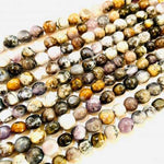 GENUINE Purple Phantom Potato Gemstones Beads 12x10mm - 15 Inches Strand - Beadsy Beads