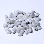 Genuine White Moonstone Gemstone Crystal Tumble 2 - 3cm - 2pcs - Beadsy Beads