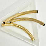 Gold Filled Corrugated Tube 50mm - Beadsy Beads