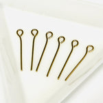 Gold Filled Eye Pins 20mm - 6pcs - Beadsy Beads
