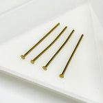 Gold Filled Head Pins 22mm - 4pcs - Beadsy Beads