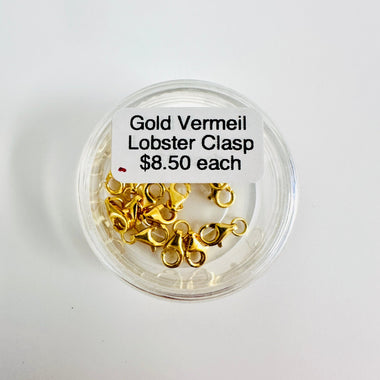 Gold Vermeil - Lobster Clasp - each - Beadsy Beads