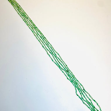 Green Aventurine 2mm Crystal Round Bead Strand 15.5 inch - Beadsy Beads
