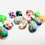 Handmade Clay Beads Oval 16mm | 6pcs - Beadsy Beads
