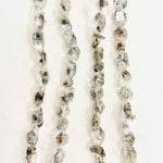 Herkimer Diamond Crystal Natural Cut Bead 1.2-1.5cm - 15.5" Strand - Beadsy Beads