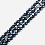 Iolite (Water Sapphire) Crystal Round Gemstones Beads choose size - 15.5" Strand - Beadsy Beads