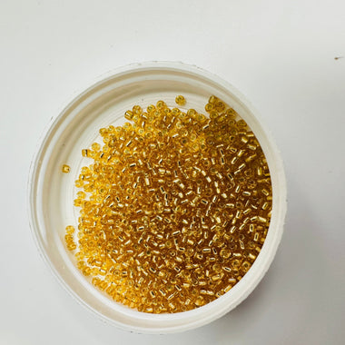 Japanese Matsuno MGB Seed Beads sz12 / Gold - 10 grams - Beadsy Beads