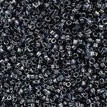 Japanese Miyuki Delica Seed Beads 11/0 DB010 Black - 5 grams - Beadsy Beads