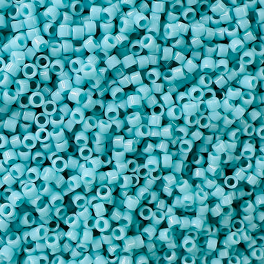 Japanese Miyuki Delica Seed Beads 11/0 DB1136 Opaque Sea Opal - 5 grams - Beadsy Beads