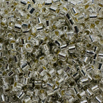 Japanese Miyuki Delica Seed Beads 8/0 DB0035 Silver Galvanised - 3 grams - Beadsy Beads