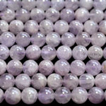 Lavender Quartz Crystal Gemstone Beads Round 8mm (10pcs) - Beadsy Beads