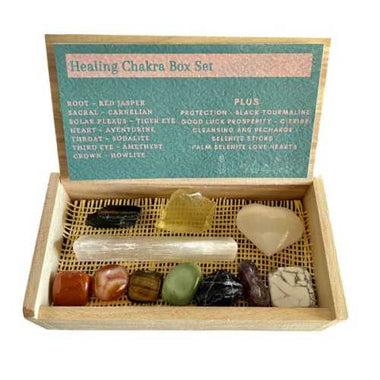 Limited! Healing Chakra Crystals Gift box set - Beadsy Beads