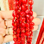 Natural Irradiated Coral Bead 12mm - 15.5"inches Strand - Beadsy Beads