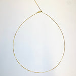 Nickel Free 18K Gold Plated Cable Chain Adjustable Necklace - 57cm - Beadsy Beads