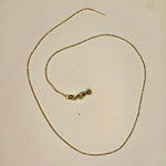 Nickel Free Gold Plated Chain Necklace - 42 cm - Beadsy Beads