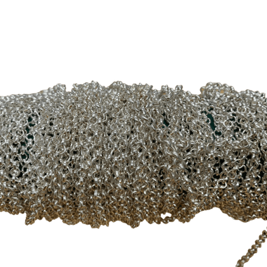 Nickel Free Silver Chain - Chain Link - 1 Metre - Beadsy Beads