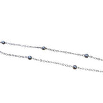 Nickel Free Silver Chain - Chain Link Beaded - 1 Metre - Beadsy Beads