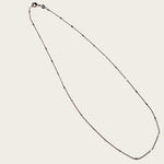 Nickel Free Tarnish Resistant Figaro Curb Chain Necklace 44cm - Beadsy Beads