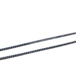 Nickel Free Tarnish Resistant Soldered Links Silver - Double Curb Style - 1 Meter Bag - Beadsy Beads