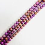 Phosphosiderite Crystal Gemstone Beads Round 6mm | 15.5'' Strand - Beadsy Beads