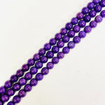 Phosphosiderite Crystal Gemstone Beads Round 8mm | 15.5'' Strand - Beadsy Beads