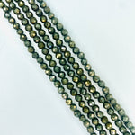 Pyrite (Fool's Gold) Crystal Gemstone Beads Faceted 4mm Strand 15.5 inches - Beadsy Beads