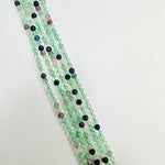 Rainbow Fluorite Crystal Gemstone Round Beads 6mm - 15.5 inches strand - Beadsy Beads