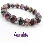 RARE AURALITE Crystal Gemstone Bracelet size 10mm - Beadsy Beads