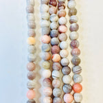 RARE! PINK Botswana Agate Round Gemstone Beads 6mm - 15.5 inches strand - | Comforting Energies and Inner Stability - Beadsy Beads
