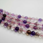RARE! Super 7 (Melody Stone) Crystal Gemstone Round Beads 8mm - 15inches - Beadsy Beads