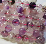 RARE! Super 7 (Melody Stone) Crystal Gemstone Round Beads 8mm - 15inches - Beadsy Beads