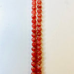 Rhodochrosite Crystal Round Gemstone Beads 6mm - 15.5" Strand - Beadsy Beads