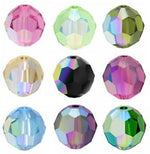 Swarovski Crystal Beads Round Crystal 8mm (art.5000) Choose colours (4pcs)