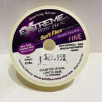 Extreme 925 Sterling Silver Metalic Flex Wire by Soft Flex - Fine