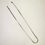 Stainless Steel Flat Snake Chain Necklace 45cm - Beadsy Beads