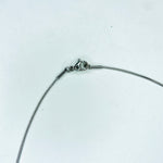 Stainless Steel Snake Bone Chain Necklace 45cm - Beadsy Beads