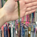 Tourmaline Crystal Faceted Round Gemstones Rainbow Beads 3mm -15.5" Strand - Beadsy Beads