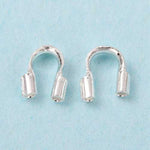 Wire Guardians Nickel Free Silver Plated 3mm - 25pcs - Beadsy Beads