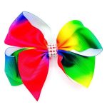 Rainbow Hairbow Diamontes