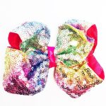 Shiny Sequins Twisted Hairbow